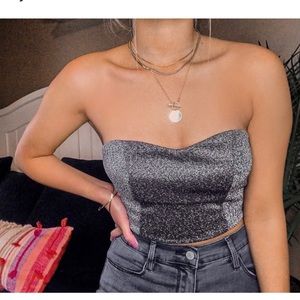 Sparkly bustier